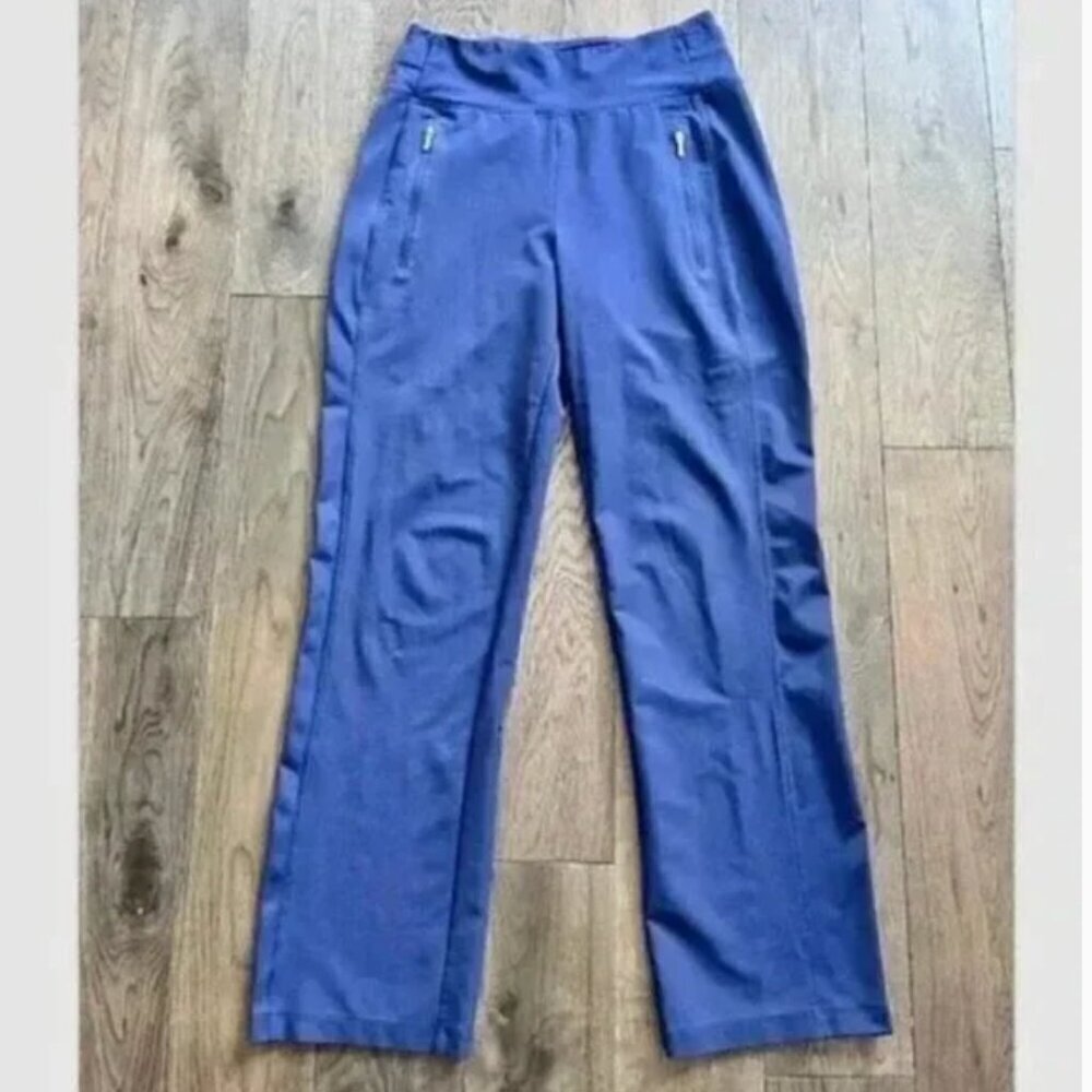 Athleta Fairway Golf Pant Navy Blue Size 2 High Rise Stretch Athletic Activewear - Picture 2 of 9